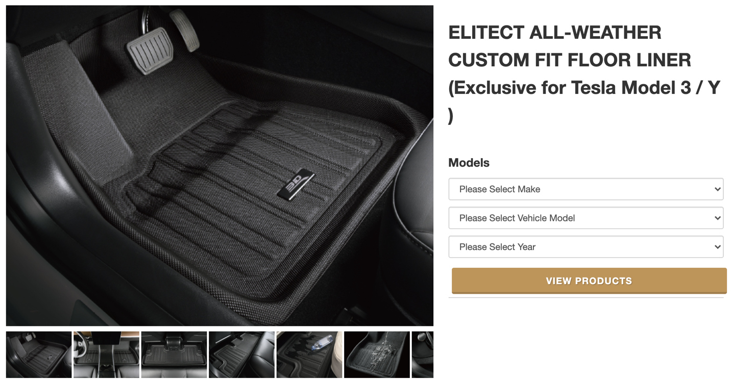 Buy ELITECT All-Weather Custom Fit Floor Liner online