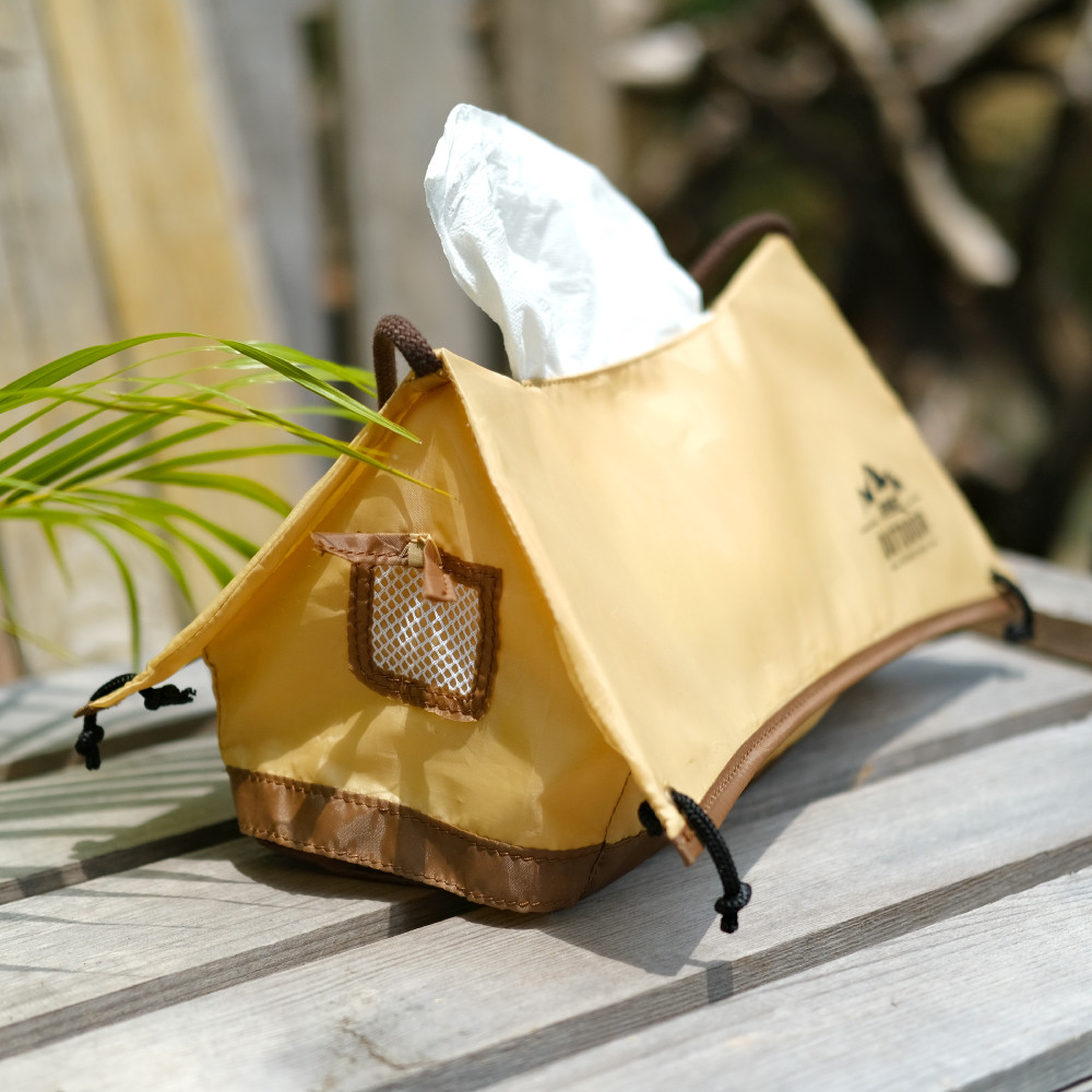 露營帳篷造型面紙盒